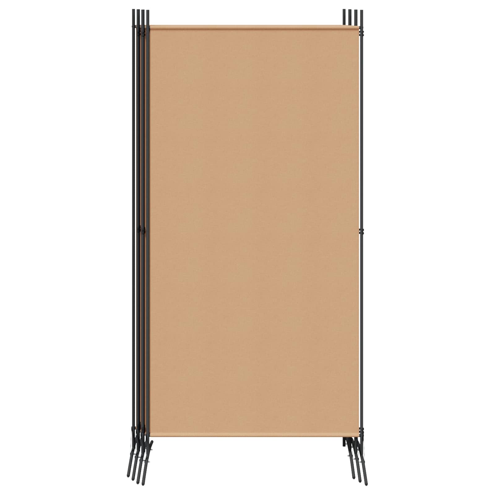6 Panel Fabric Room Divider Beige 520cm | HomeAndLiving - 5