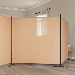 4-Panel Fabric Room Divider 525x180cm | HomeAndLiving