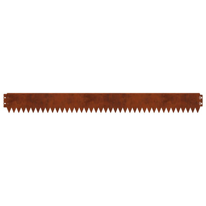 Steel Lawn Edging 20 Pack Rusty Finish | HomeAndLiving - 6