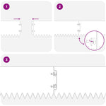 Steel Lawn Edging 10 Pack Rusty Garden Border | HomeAndLivin