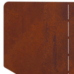 Steel Lawn Edging 4 Pack Rusty 100cm | HomeAndLiving
