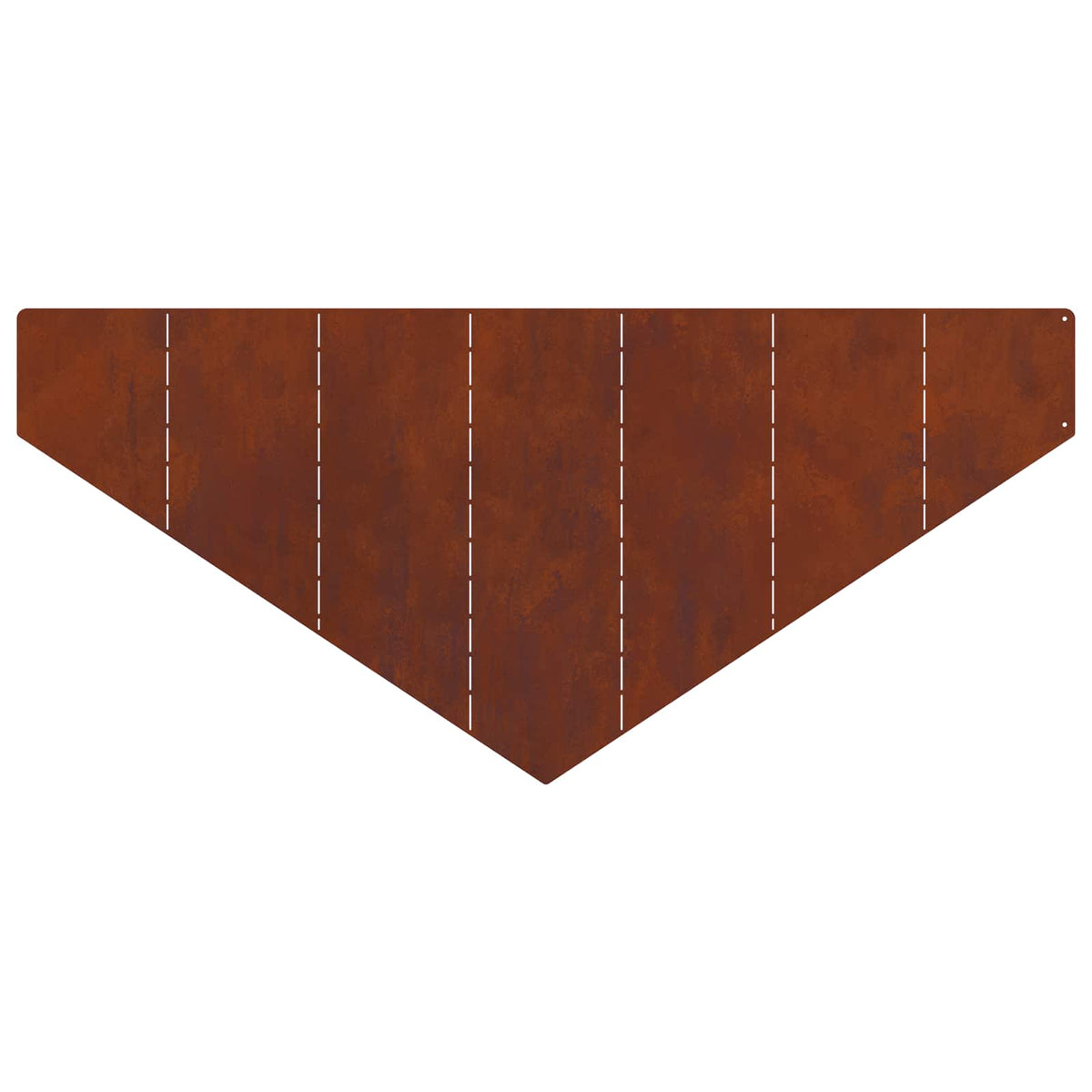 Steel Lawn Edging 4 Pack Rusty 100cm | HomeAndLiving - 6