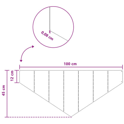Steel Lawn Edging 4 Pack Rusty 100cm | HomeAndLiving - 9