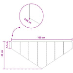 Steel Lawn Edging 4 Pack Rusty 100cm | HomeAndLiving