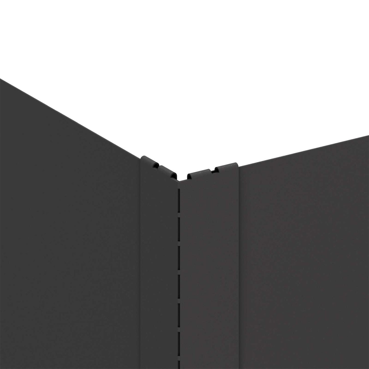 Steel Garden Edging Panels Black 4 Pack | HomeAndLiving - 6