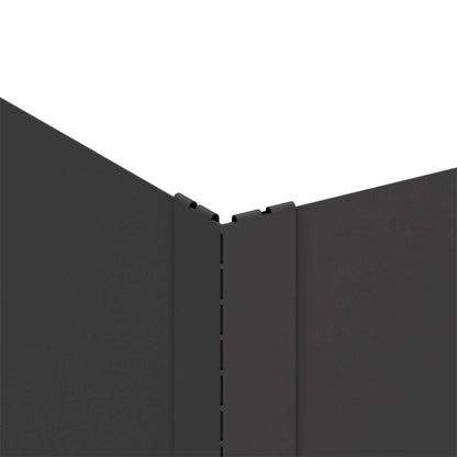 Steel Garden Edging Panels Black 4 Pack | HomeAndLiving - 6