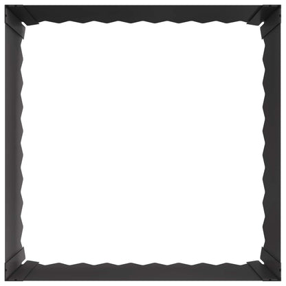 Steel Garden Edging Panels Black 4 Pack | HomeAndLiving - 5