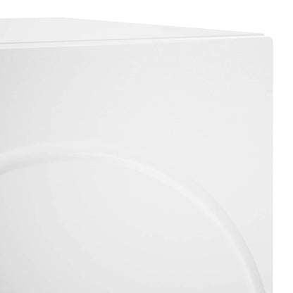 White Bedside Cabinet Set 33.5x34.5x50cm