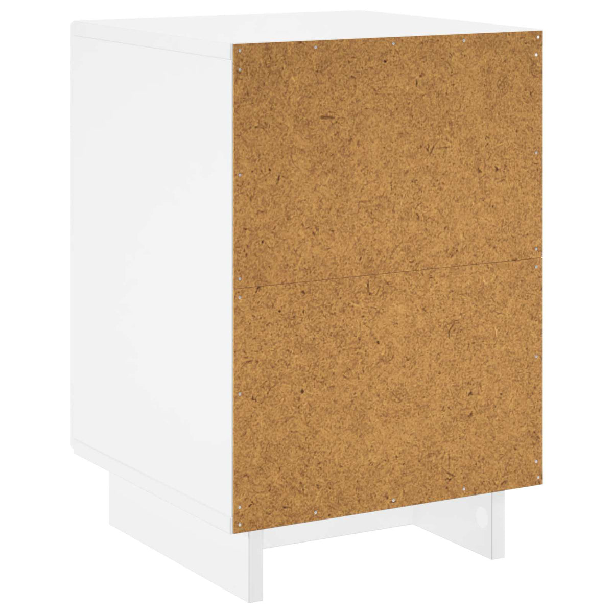 White Bedside Cabinet Set 33.5x34.5x50cm