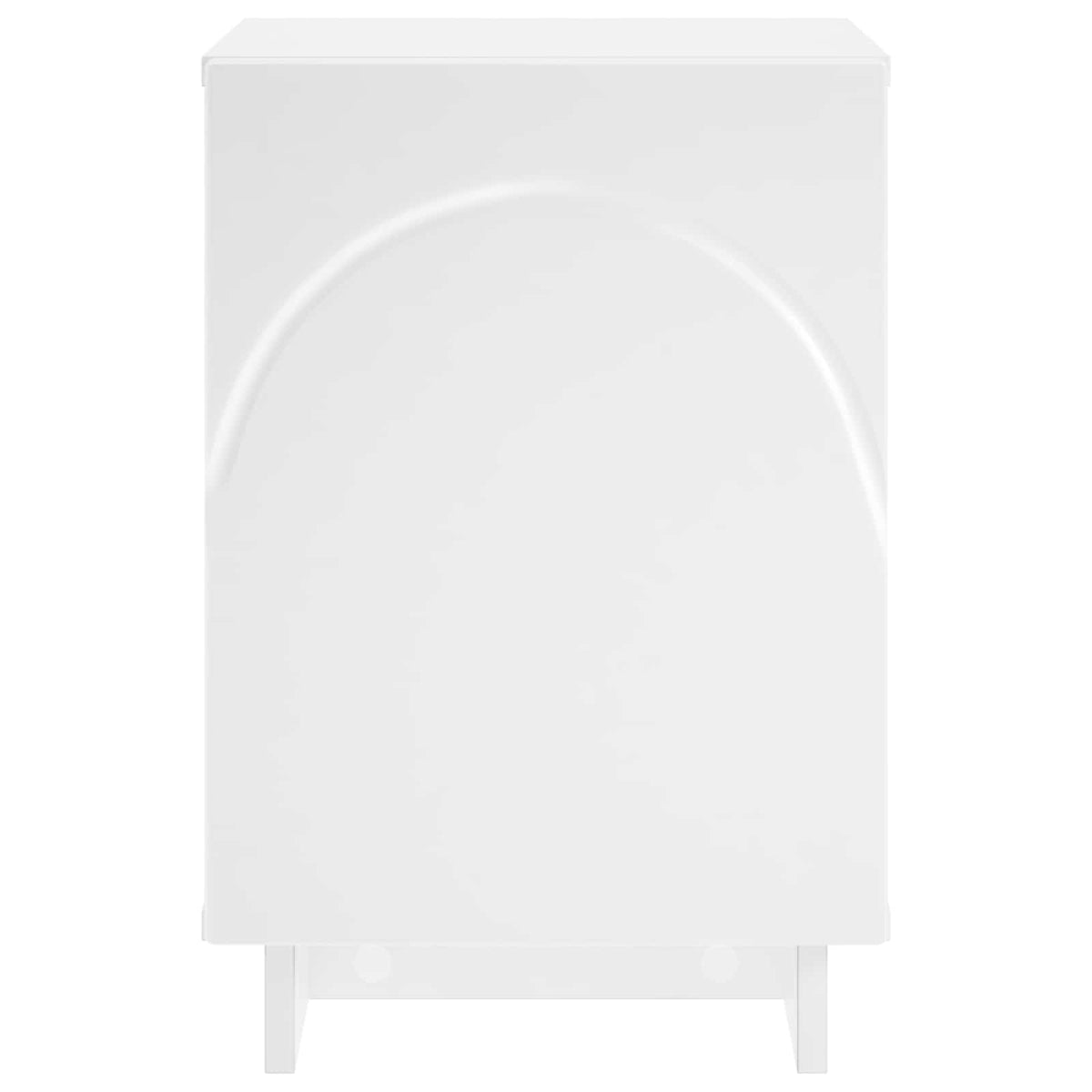 White Bedside Cabinet Set 33.5x34.5x50cm