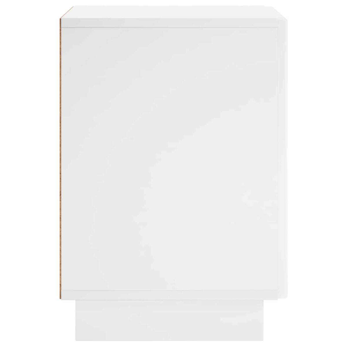White Bedside Cabinet Set 33.5x34.5x50cm