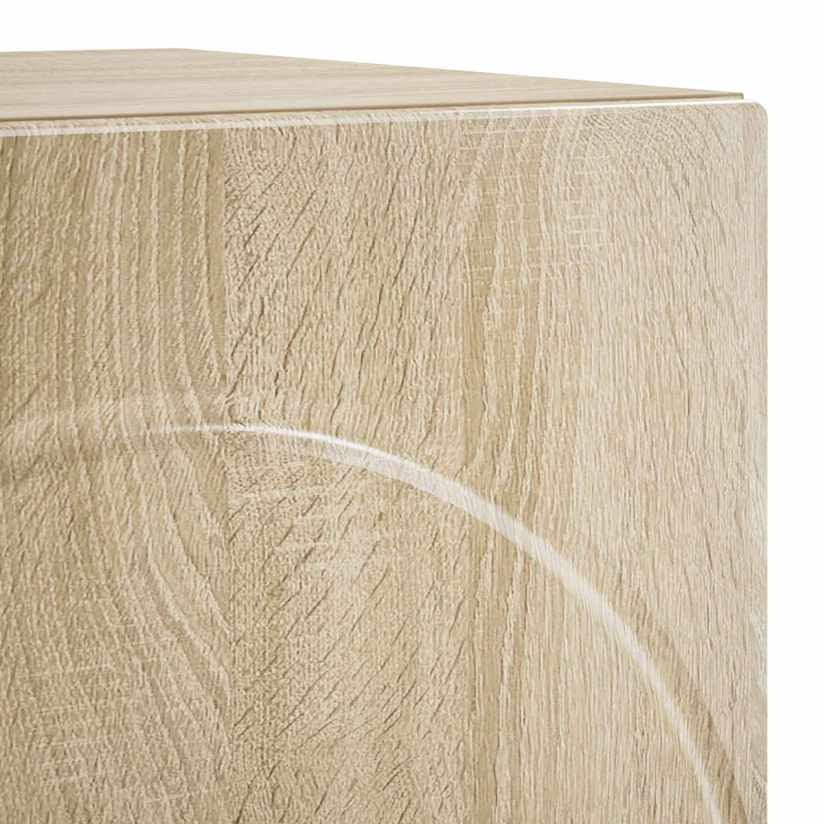 Bedside Cabinet Oak Finish 33.5x34.5x50cm