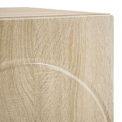 Bedside Cabinet Oak Finish 33.5x34.5x50cm