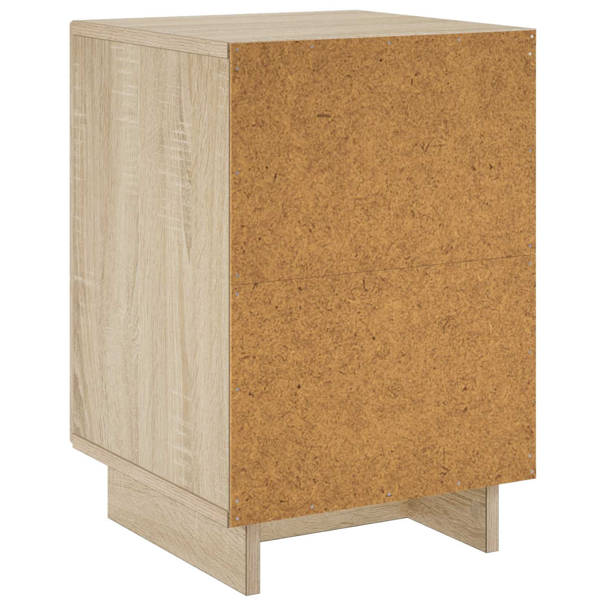 Bedside Cabinet Oak Finish 33.5x34.5x50cm