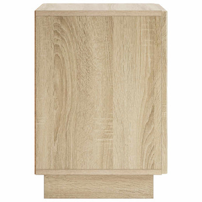 Bedside Cabinet Oak Finish 33.5x34.5x50cm