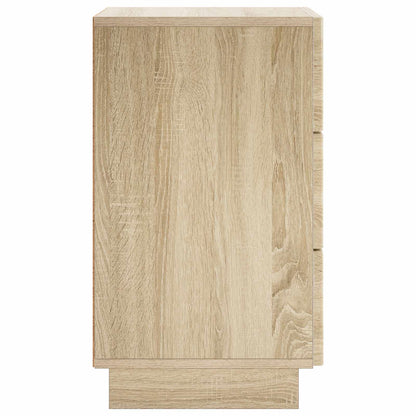 Bedside Cabinet Oak Finish 33.5x34.5x60cm
