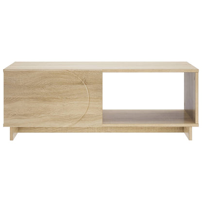 Coffee Table Oak Storage 95x50.5x35cm