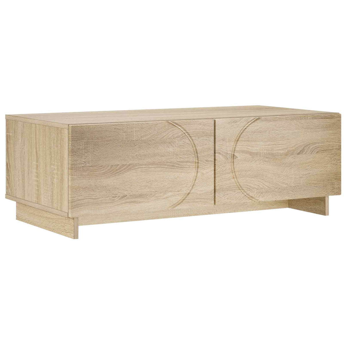 Coffee Table Oak Storage 102x50.5x35cm