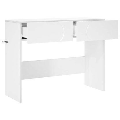 Console Table White Engineered 96.5x38x75cm