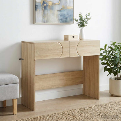 Console Table Oak Engineered 96.5x38x75cm
