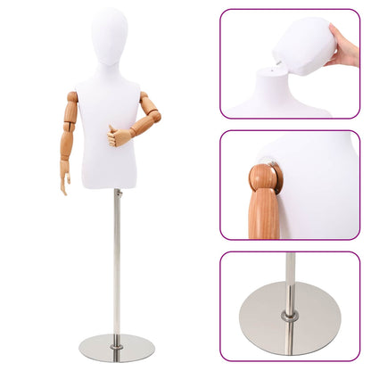 Adjustable Mannequin White 28.5x0.3cm