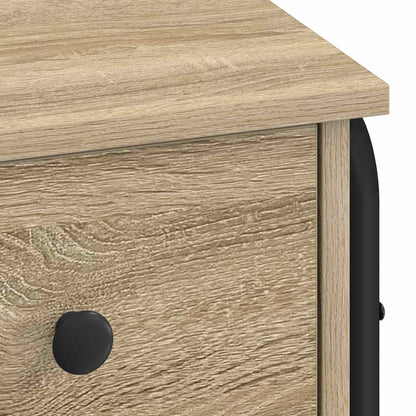 Oak Desk With Storage 100x50x75cm