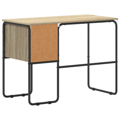 Oak Desk With Storage 100x50x75cm