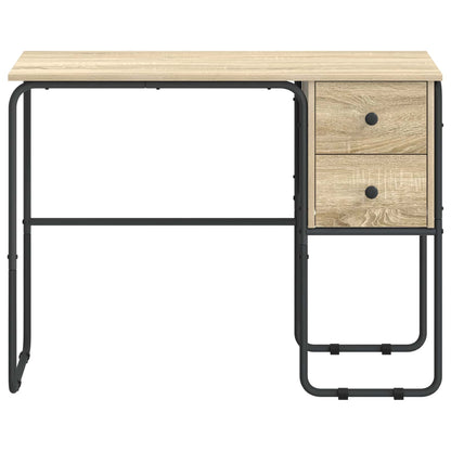 Oak Desk With Storage 100x50x75cm