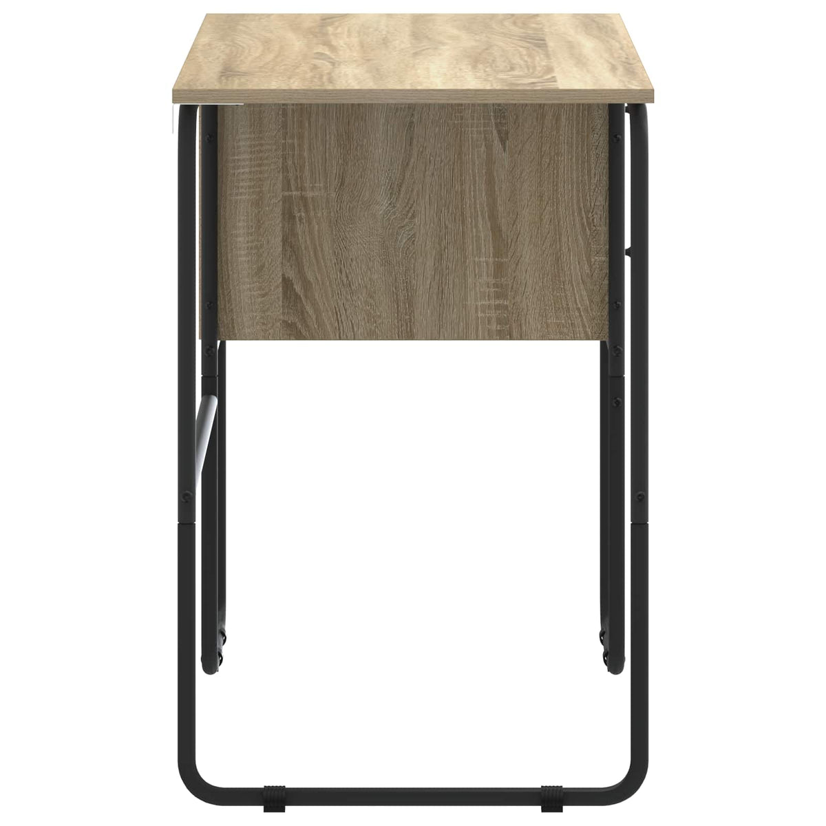 Oak Desk With Storage 100x50x75cm