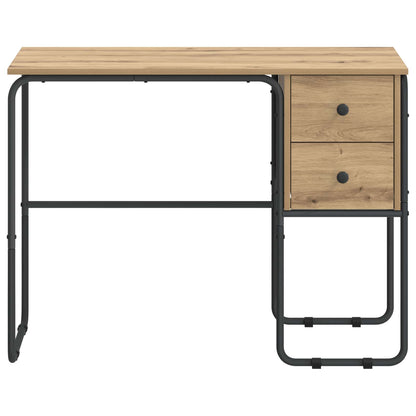 Office Desk Storage Oak 100x50x75cm