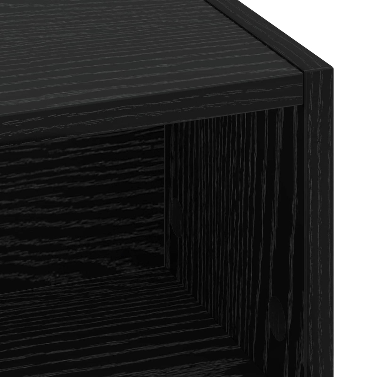 Desk With Storage Black 60x50x91cm