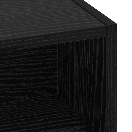 Desk With Storage Black 60x50x91cm