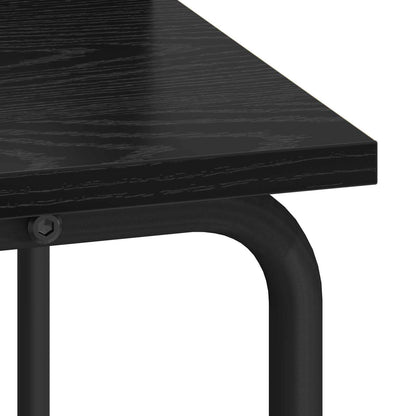Desk With Storage Black 60x50x91cm