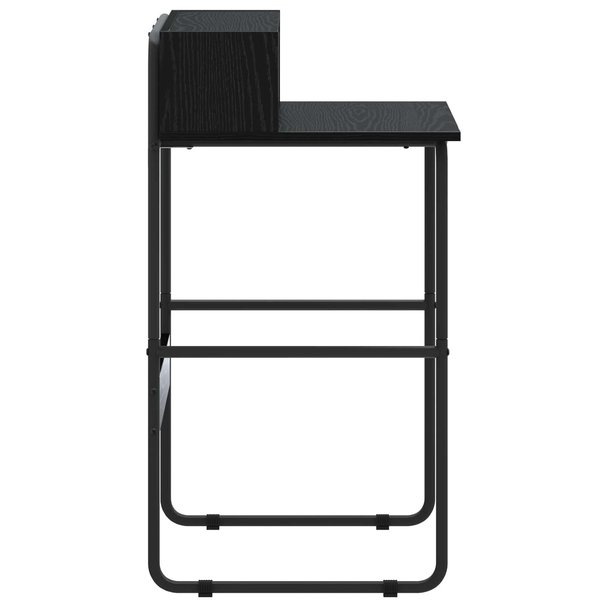 Desk With Storage Black 60x50x91cm