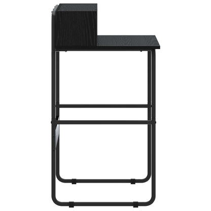 Desk With Storage Black 60x50x91cm