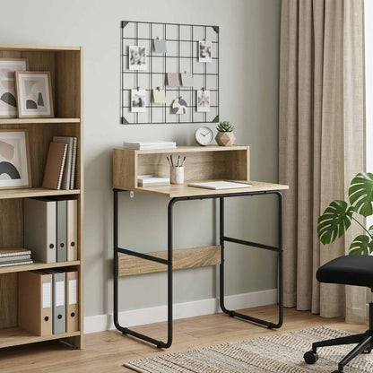Office Desk Storage Oak 60x50x91cm