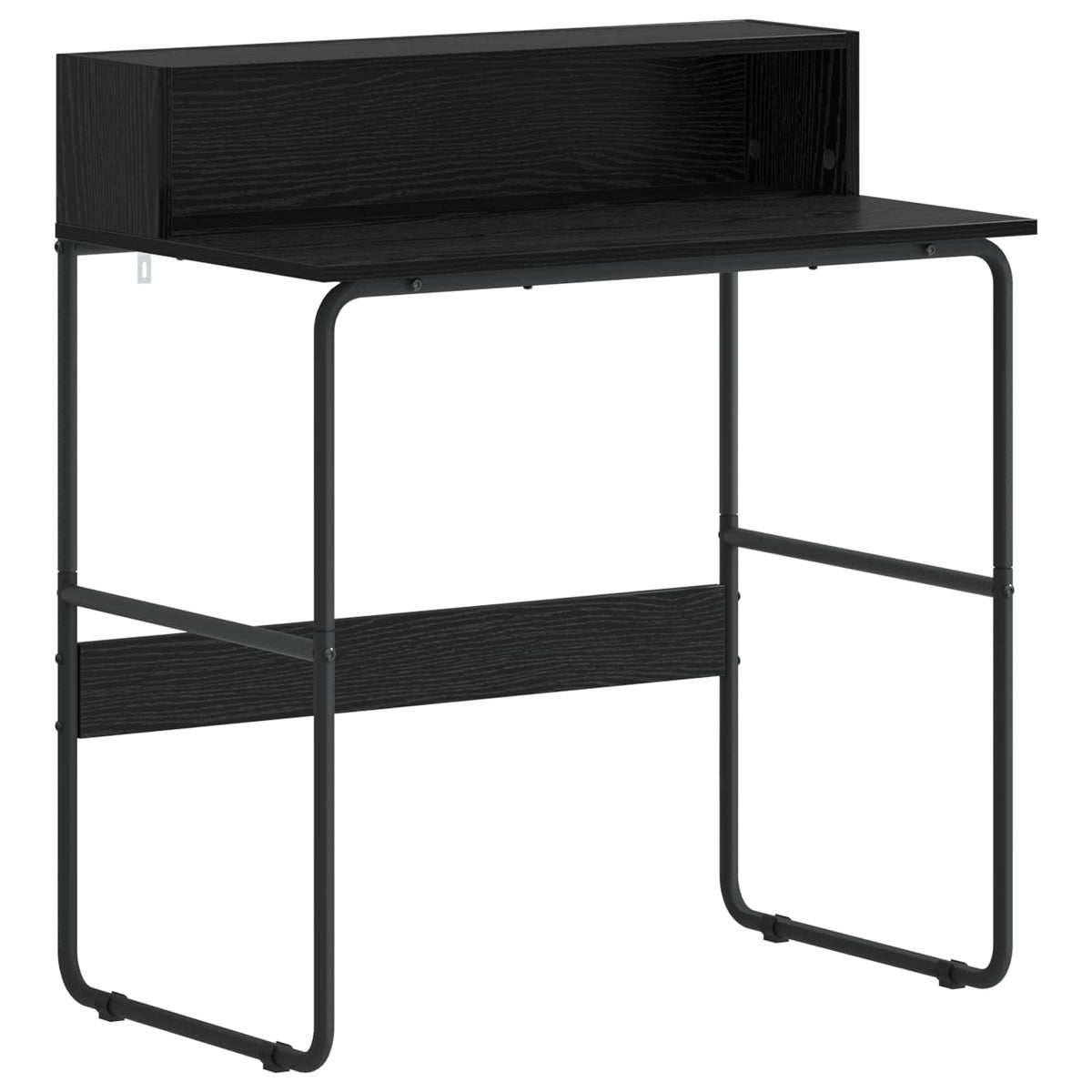 Desk With Storage Black 80x50x91cm