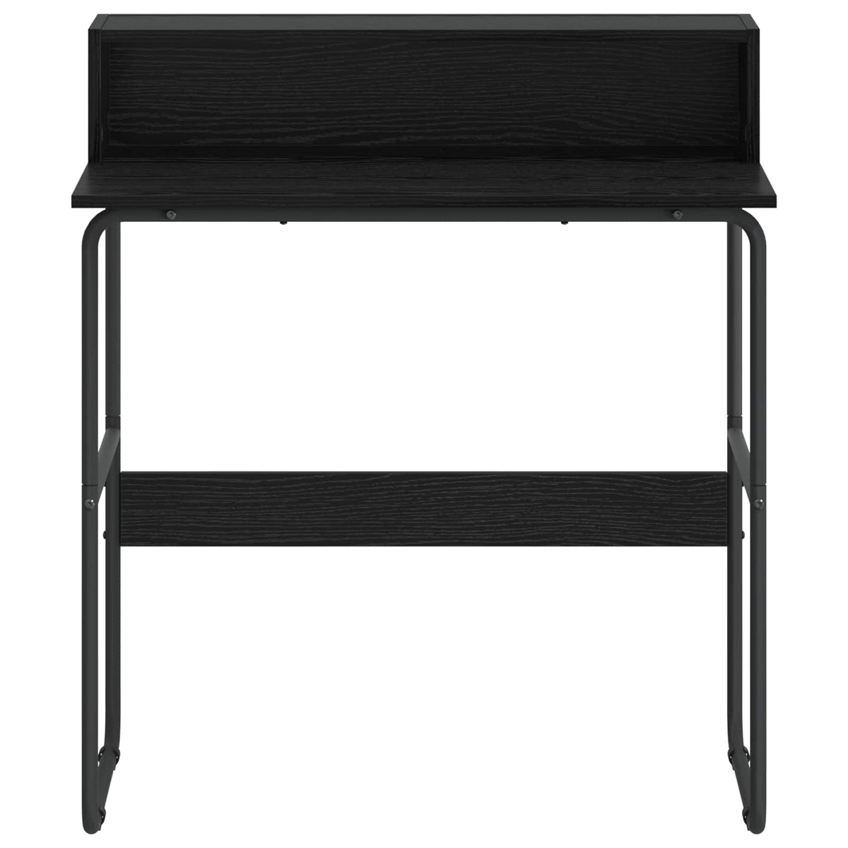 Desk With Storage Black 80x50x91cm