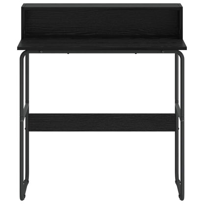 Desk With Storage Black 80x50x91cm