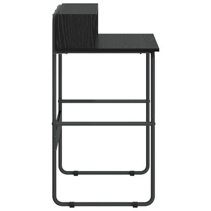 Desk With Storage Black 80x50x91cm