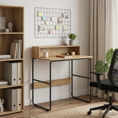 Office Desk Storage Artisan Oak 80x50x91cm