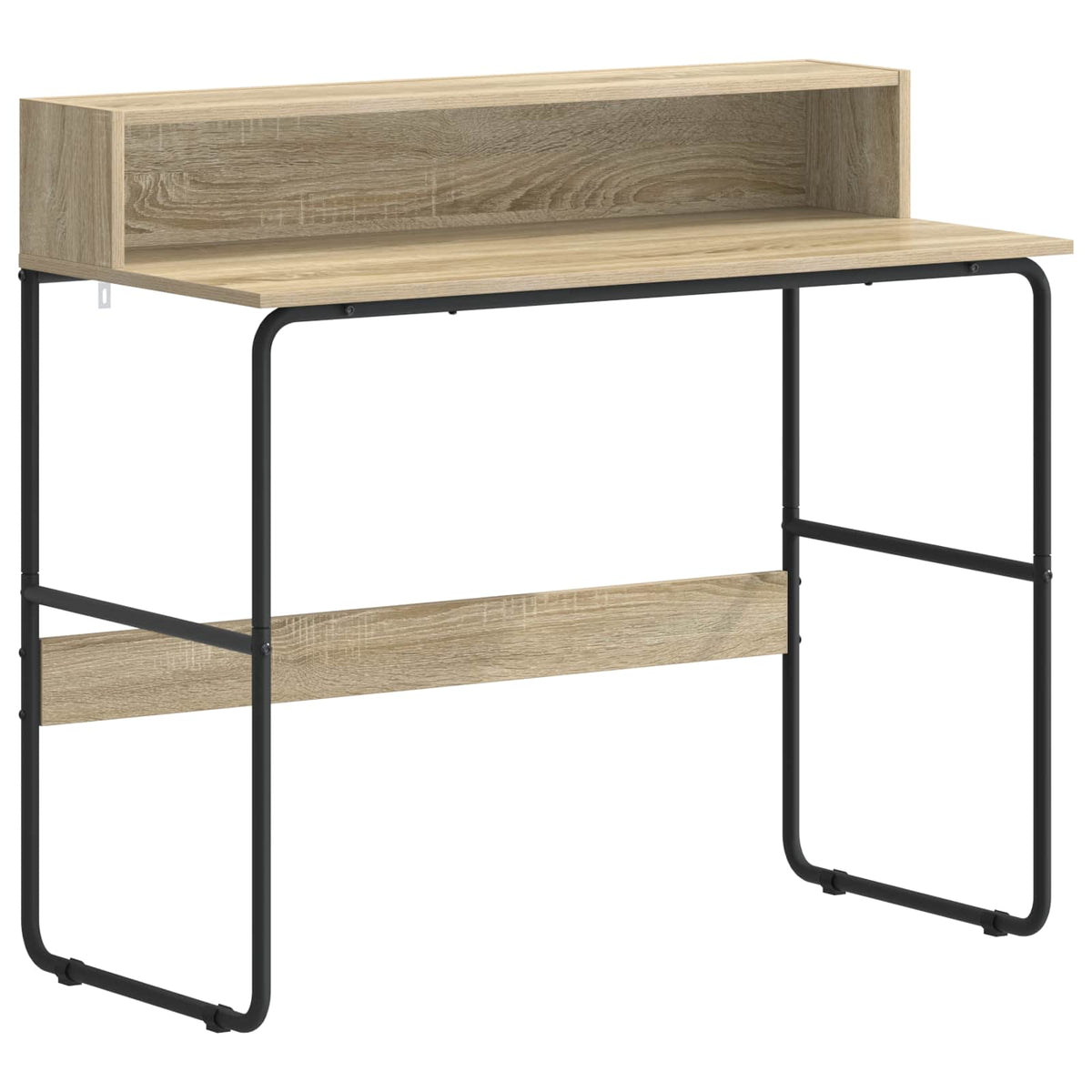 Office Desk Storage Oak 100x50x91cm
