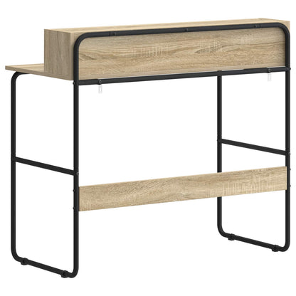 Office Desk Storage Oak 100x50x91cm