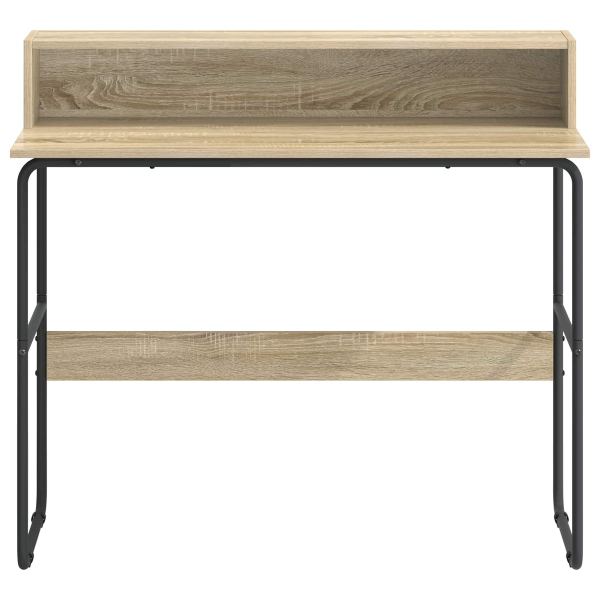 Office Desk Storage Oak 100x50x91cm