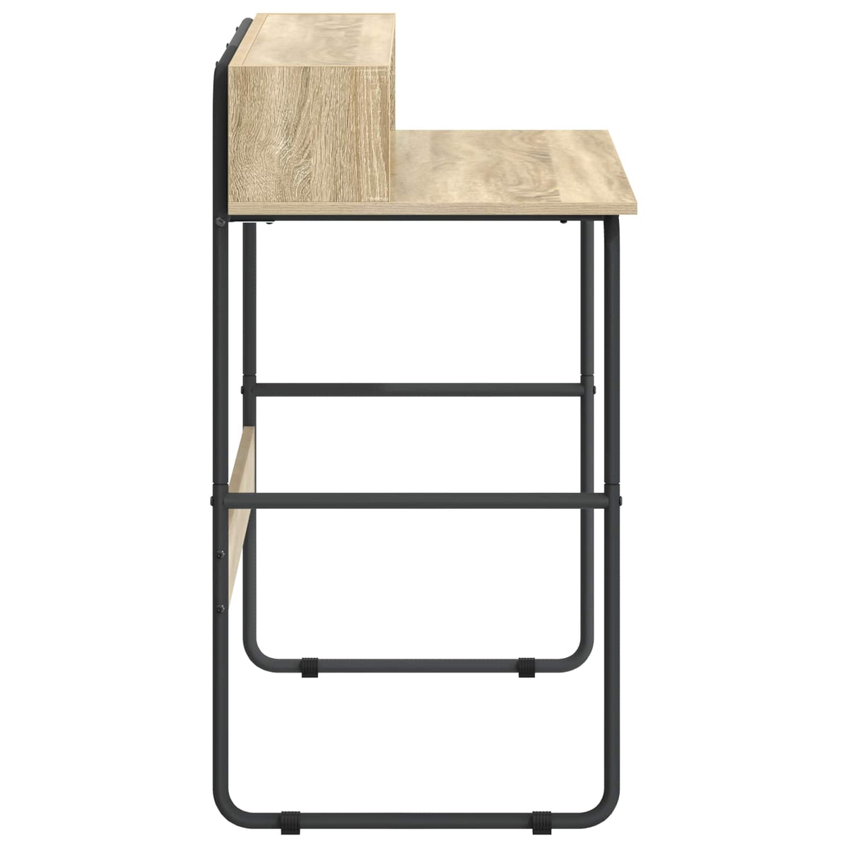 Office Desk Storage Oak 100x50x91cm