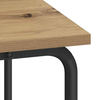 Office Desk Storage Artisan Oak 100x50x91cm