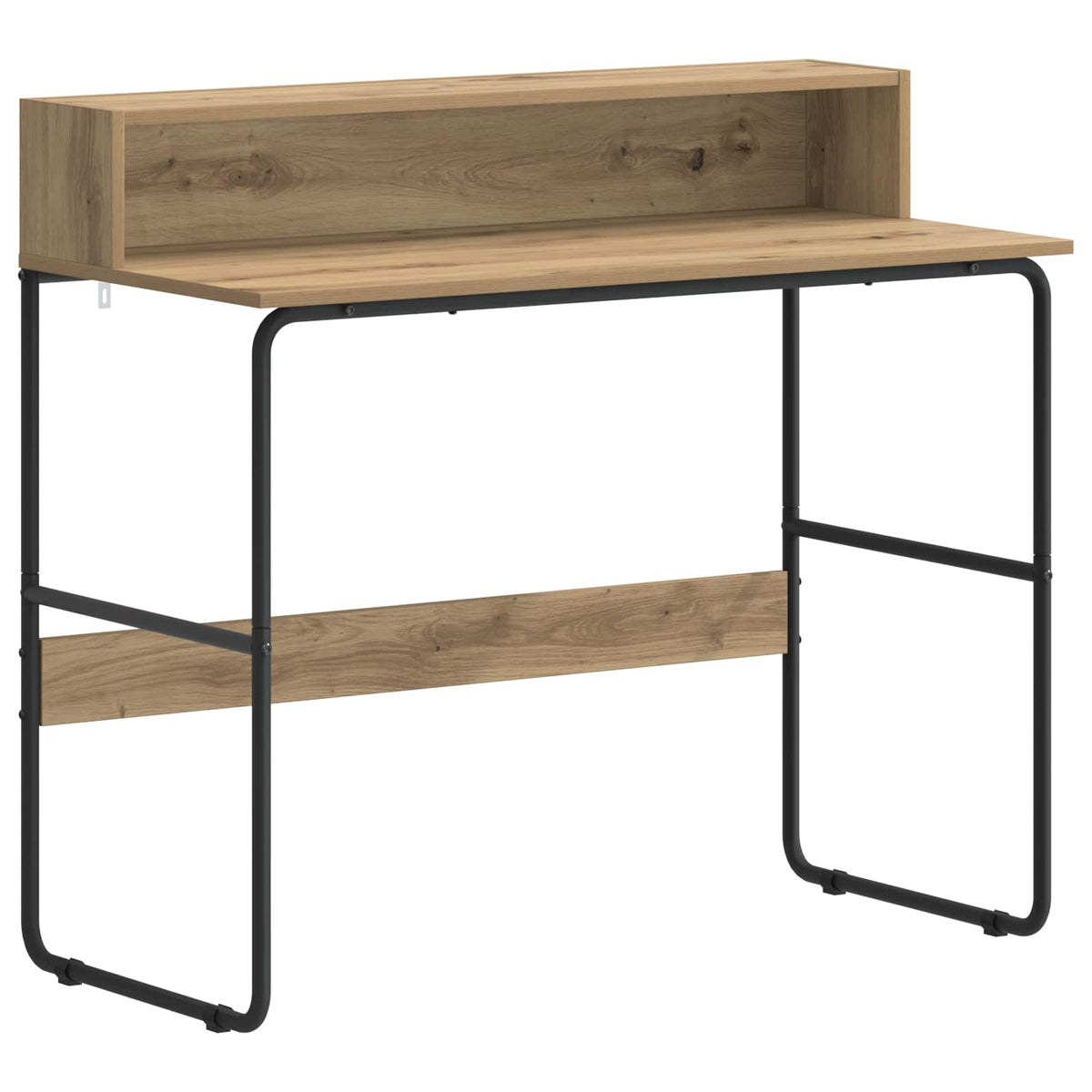 Office Desk Storage Artisan Oak 100x50x91cm
