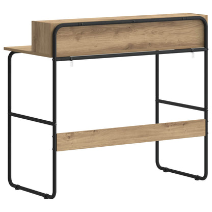 Office Desk Storage Artisan Oak 100x50x91cm