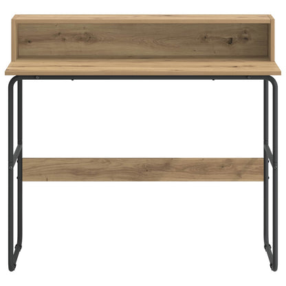 Office Desk Storage Artisan Oak 100x50x91cm