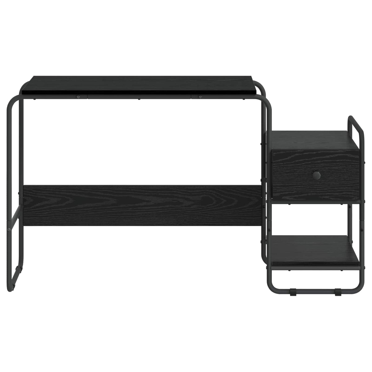 Office Desk With Storage 131.5x50x75.5cm